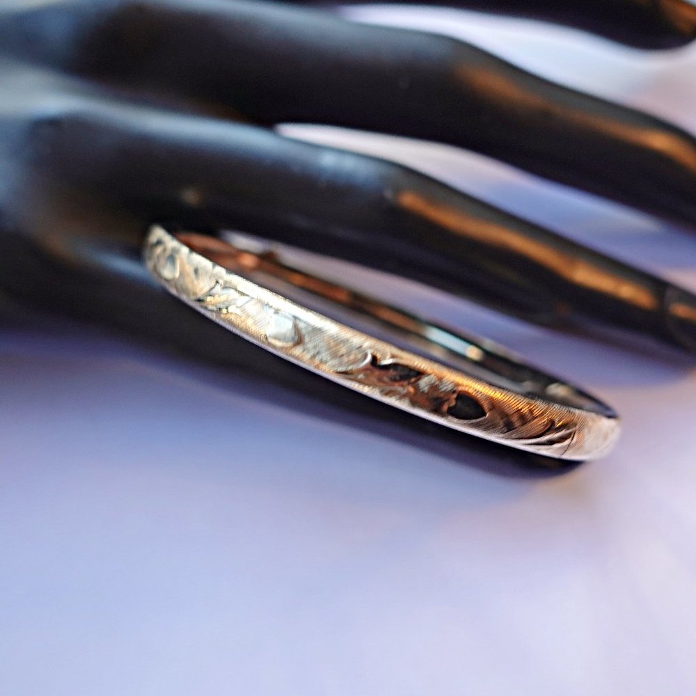 14K GOLD FILLED HEART HINGED CHILD'S BRACELET